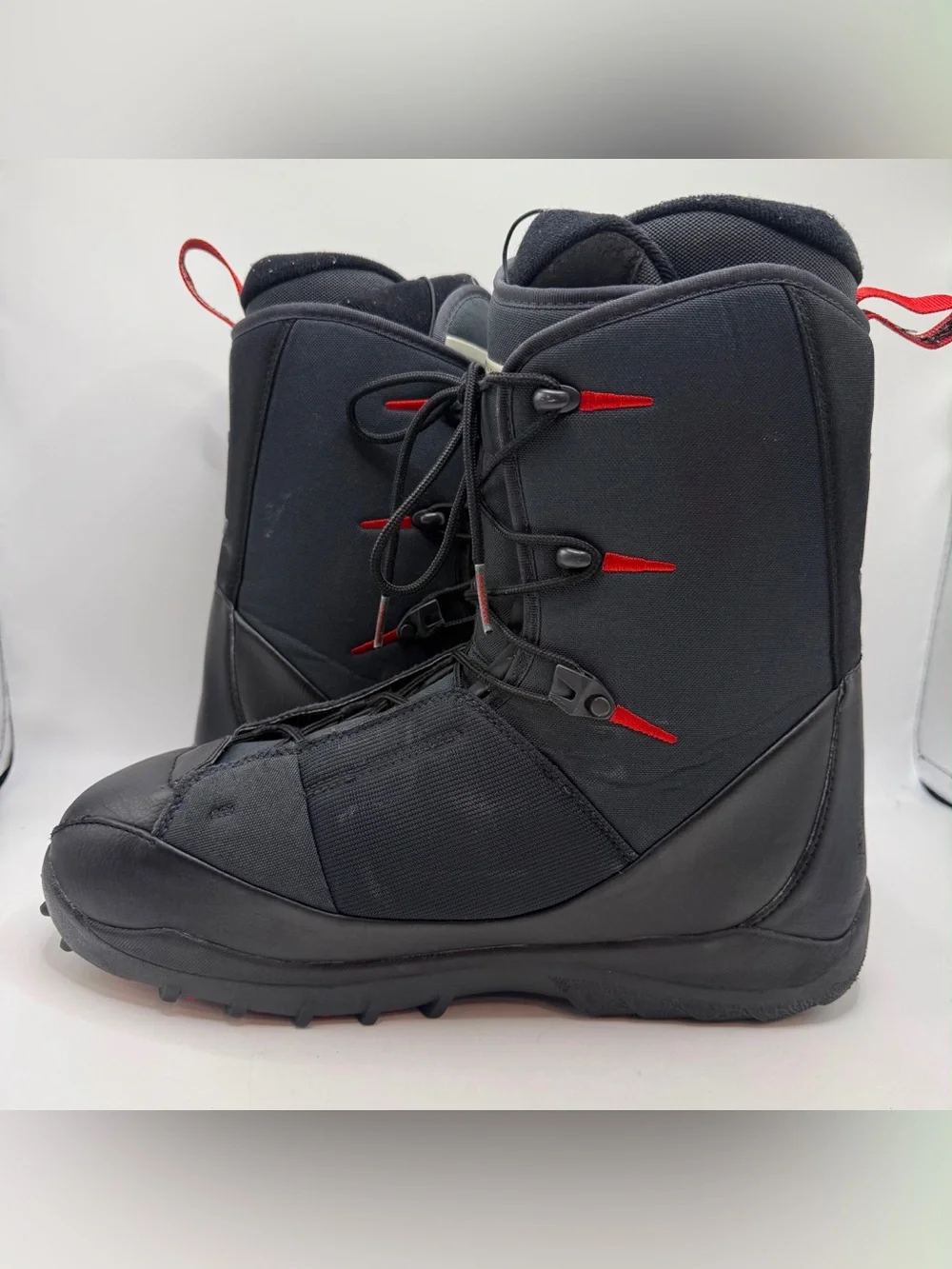 Salomon Symbio Thermicfit Men’s Size 13.5US Snowboard Boots Black Red